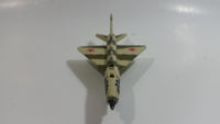 Vintage 1973 Matchbox Sky Busters Mig 21 Camouflage #28 Die Cast Toy Army Military Fighter Jet Airplane