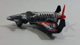 2013 Hot Wheels Police Pursuit Poison Arrow Black Airplane Die Cast Toy Fighter Jet Plane Vehicle