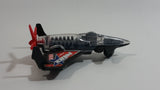 2013 Hot Wheels Police Pursuit Poison Arrow Black Airplane Die Cast Toy Fighter Jet Plane Vehicle