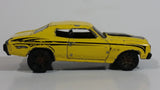 2010 Hot Wheels Night Burnerz 1970 Chevelle SS Yellow Die Cast Toy Muscle Car Vehicle