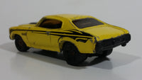 2010 Hot Wheels Night Burnerz 1970 Chevelle SS Yellow Die Cast Toy Muscle Car Vehicle