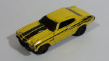 2010 Hot Wheels Night Burnerz 1970 Chevelle SS Yellow Die Cast Toy Muscle Car Vehicle