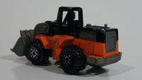 1998 Hot Wheels CAT Wheel Loader Orange, Black, and Grey Die Cast Toy Construction Vehicle