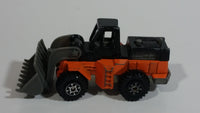 1998 Hot Wheels CAT Wheel Loader Orange, Black, and Grey Die Cast Toy Construction Vehicle