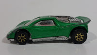 1995 Hot Wheels Speed Blaster Metalflake Green Die Cast Toy Car Vehicle Gold 7SP