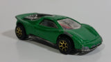 1995 Hot Wheels Speed Blaster Metalflake Green Die Cast Toy Car Vehicle Gold 7SP