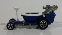 2000 Hot Wheels Virtual Collection Hot Seat Blue and White Die Cast Toy Car Vehicle