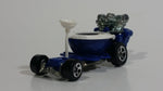 2000 Hot Wheels Virtual Collection Hot Seat Blue and White Die Cast Toy Car Vehicle