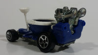 2000 Hot Wheels Virtual Collection Hot Seat Blue and White Die Cast Toy Car Vehicle