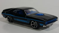 2013 Hot Wheels HW Workshop: Then and Now '71 Dodge Challenger Black Die Cast Toy Muscle Car Vehicle