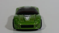 2012 Hot Wheels First Editions 40 Somethin' Metalflake Green Die Cast Toy Car Vehicle