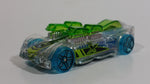 2017 Hot Wheels X-Raycers What-4-2 Clear and Transparent Green Die Cast Toy Race Car Vehicle