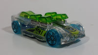 2017 Hot Wheels X-Raycers What-4-2 Clear and Transparent Green Die Cast Toy Race Car Vehicle