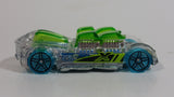 2017 Hot Wheels X-Raycers What-4-2 Clear and Transparent Green Die Cast Toy Race Car Vehicle