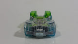 2017 Hot Wheels X-Raycers What-4-2 Clear and Transparent Green Die Cast Toy Race Car Vehicle