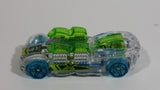 2017 Hot Wheels X-Raycers What-4-2 Clear and Transparent Green Die Cast Toy Race Car Vehicle