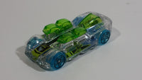 2017 Hot Wheels X-Raycers What-4-2 Clear and Transparent Green Die Cast Toy Race Car Vehicle