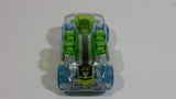 2017 Hot Wheels X-Raycers What-4-2 Clear and Transparent Green Die Cast Toy Race Car Vehicle