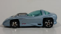 1999 Hot Wheels Classic Games Silhouette II Light Metallic Grey Blue Die Cast Toy Car Vehicle