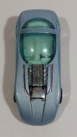 1999 Hot Wheels Classic Games Silhouette II Light Metallic Grey Blue Die Cast Toy Car Vehicle