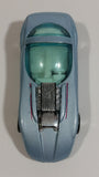 1999 Hot Wheels Classic Games Silhouette II Light Metallic Grey Blue Die Cast Toy Car Vehicle