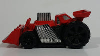 2015 Hot Wheels City Works Speed Dozer Red Bulldozer Die Cast Toy Construction Vehicle Equipment