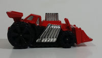 2015 Hot Wheels City Works Speed Dozer Red Bulldozer Die Cast Toy Construction Vehicle Equipment