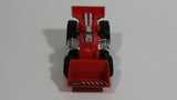 2015 Hot Wheels City Works Speed Dozer Red Bulldozer Die Cast Toy Construction Vehicle Equipment