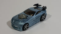 2004 Hot Wheels First Editions Tooned Mercy Breaker Metalflake Light Blue Die Cast Toy Car Vehicle