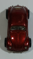 1999 Hot Wheels Car Crusher 1953-57 Volkswagen VW Bug Metallic Brown Dark Red Die Cast Toy Car Vehicle 7SP