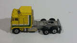 Vintage Road Champs Kenworth Aerodyne Cab-Over Engine Semi Tractor Truck Yellow Die Cast Toy Car Vehicle - Hong Kong