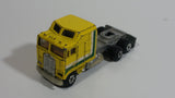Vintage Road Champs Kenworth Aerodyne Cab-Over Engine Semi Tractor Truck Yellow Die Cast Toy Car Vehicle - Hong Kong