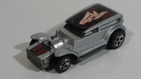 2002 Hot Wheels Red Lines The Demon Metalflake Silver Die Cast Toy Car Vehicle