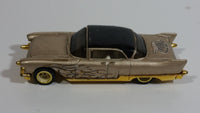 2003 Hot Wheels Treasure Hunt '57 Cadillac Eldorado Brougham Metalflake Champagne Gold and Black Die Cast Classic Toy Car Vehicle