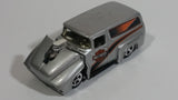 2001 Hot Wheels '56 Ford F-100 Panel Van Truck Harley Davidson Motor Cycles Die Cast Toy Car Hot Rod Vehicle with Opening Hood