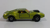 Vintage 1972 Lesney Matchbox Superfast AMX Javelin No. 9 Metallic Green Die Cast Toy Car Vehicle with Opening Doors