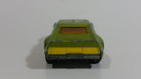 Vintage 1972 Lesney Matchbox Superfast AMX Javelin No. 9 Metallic Green Die Cast Toy Car Vehicle with Opening Doors