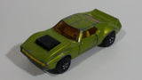 Vintage 1972 Lesney Matchbox Superfast AMX Javelin No. 9 Metallic Green Die Cast Toy Car Vehicle with Opening Doors