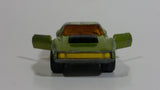 Vintage 1972 Lesney Matchbox Superfast AMX Javelin No. 9 Metallic Green Die Cast Toy Car Vehicle with Opening Doors