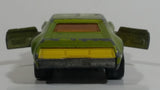 Vintage 1972 Lesney Matchbox Superfast AMX Javelin No. 9 Metallic Green Die Cast Toy Car Vehicle with Opening Doors
