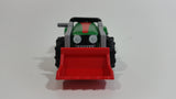 2014 Geobra Playmobil Green and Red Farm Tractor Plastic Toy Vehicle