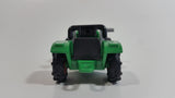 2014 Geobra Playmobil Green and Red Farm Tractor Plastic Toy Vehicle