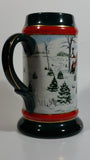 1991 Budweiser Holiday Stein Collection The Season's Best Ceramic Beer Stein By Artist Susan Sampson - Handcrafted in Brazil by Ceramarte