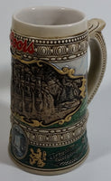 ﻿1990 Ceramarte Coors Brewing Company 1935 Print Advertisement Hand Painted Ceramic Beer Stein Made in Brazil