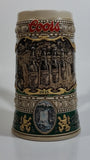 ﻿1990 Ceramarte Coors Brewing Company 1935 Print Advertisement Hand Painted Ceramic Beer Stein Made in Brazil