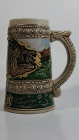 ﻿1990 Ceramarte Coors Brewing Company 1935 Print Advertisement Hand Painted Ceramic Beer Stein Made in Brazil