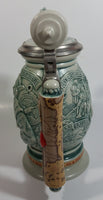 ﻿1992 Avon Limited Edition Ceramarte Christopher Columbus New World Stein Hand Painted Ceramic Beer Stein Made in Brazil