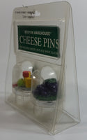 1996 Boston Warehouse Grapes and Platter Cheese Pins Model No. 18-521 New in Package