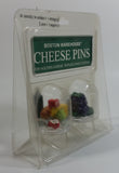 1996 Boston Warehouse Grapes and Platter Cheese Pins Model No. 18-521 New in Package