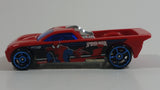 2015 Hot Wheels Ultimate Spider-Man vs The Sinister 6 Bedlam Truck Red Plastic Body Die Cast Toy Car Vehicle